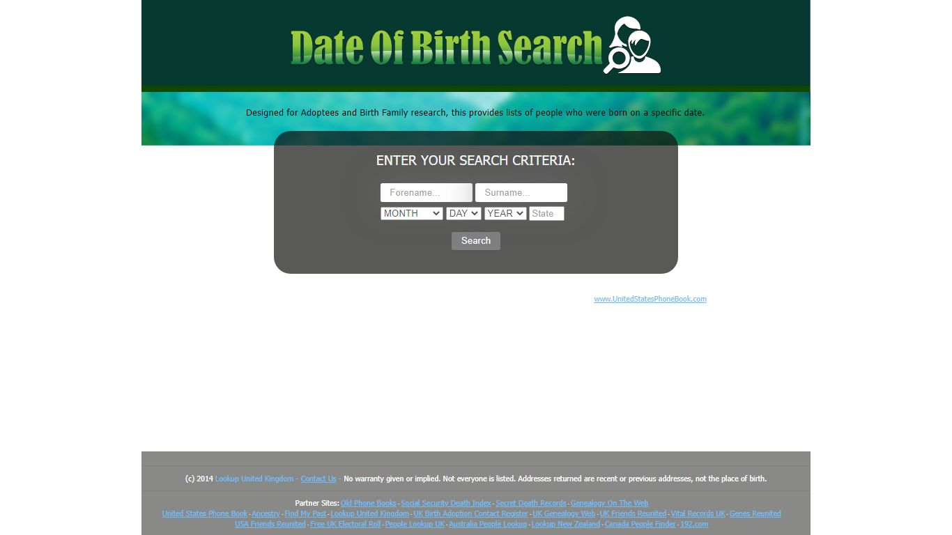 DateOfBirthList.com - DateOfBirthSearch.com - Date of Birth List Search ...